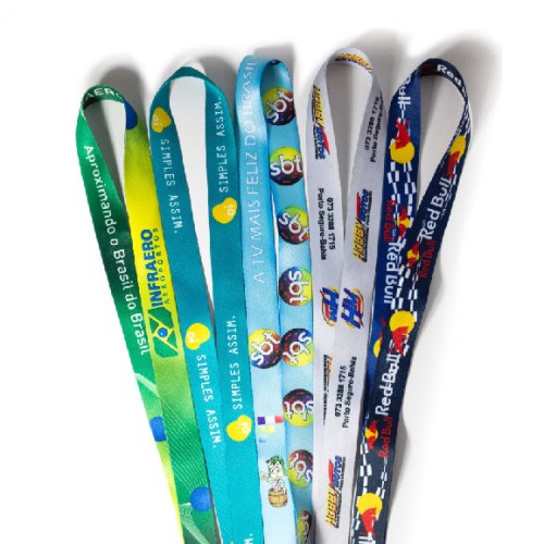 Cordão para Crachá Personalizado em Sublimação