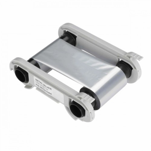 Ribbon Evolis monocromático RCT017NAA (Prata) - 1000 impressões p/ Primacy e Zenius